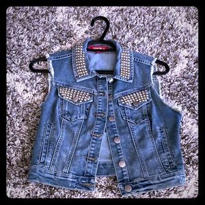 F21 Premium Denim Vest